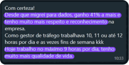 Depoimento de profissional que migrou para a área de dados